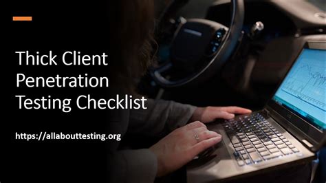 pen test on thick client|thick client penetration testing checklist.